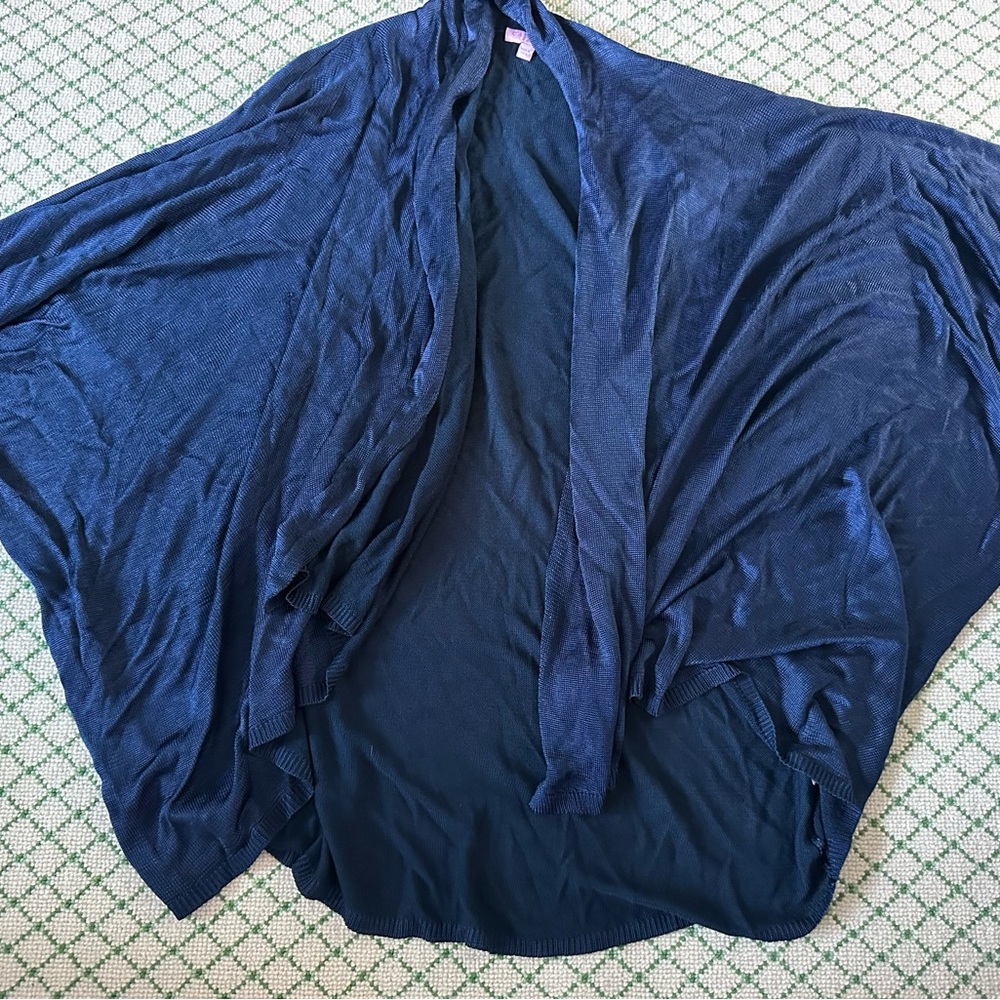 Calypso St. Barth Navy Knit Cardigan